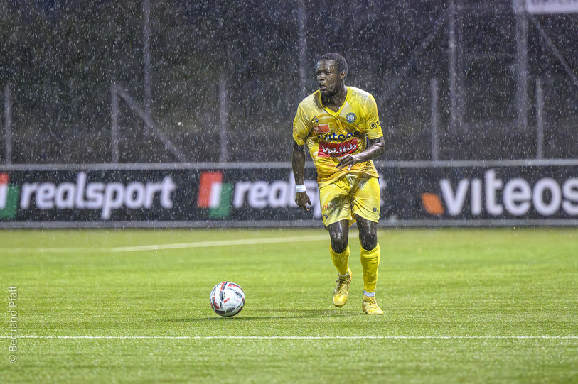 L'attaquant du FCC, Nathan Lumingo avait pourtant marqué le premier but de la rencontre après deux minutes de jeu samedi face à Monthey. (photo : Bertrand Pfaff)