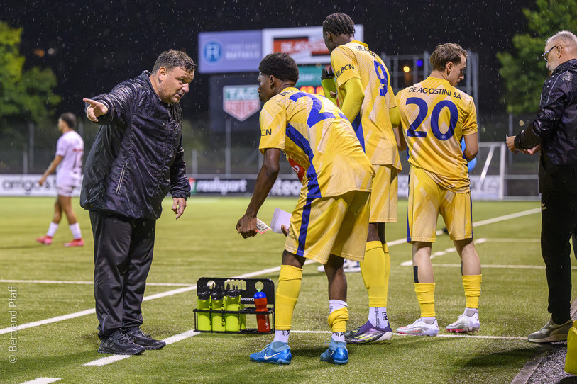 Antonio Baldi croît encore en son équipe. (photo : Bertrand Pfaff).