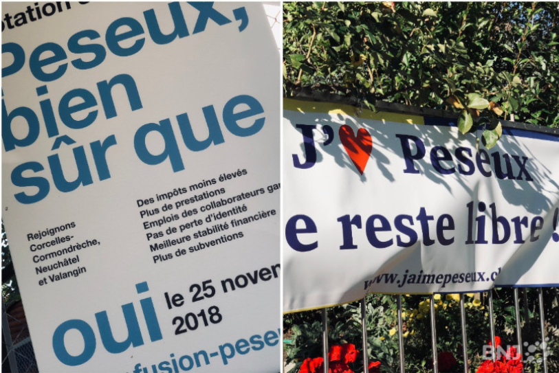 Les affiches de campagnes des deux camps. (Image: Archives).