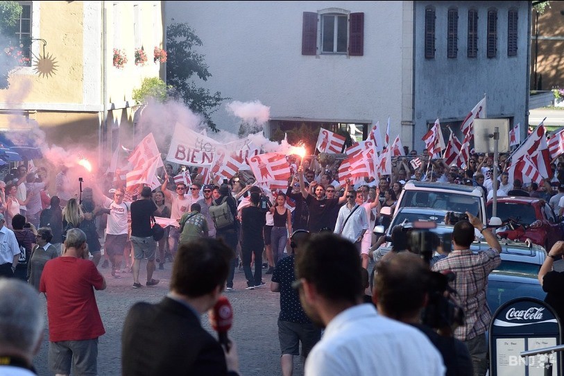 Les autonomistes veulent emprunter le même parcours que le 18 juin 2017. (Photos : archives)