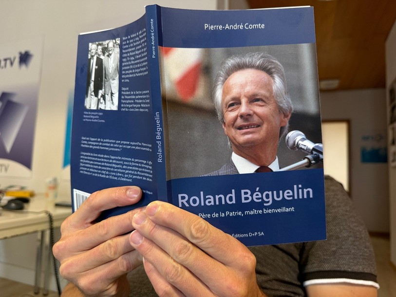 Pierre-André Comte signe un ouvrage sur le « Père de la Patrie » Roland Béguelin.