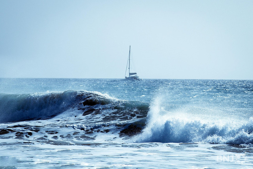 Cette île submergée est située dans l'Atlantique. (Photo d'illustration libre de droits).