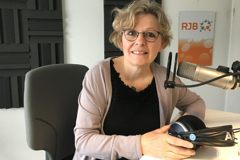 Christine Bühler était passée dans nos studios il y quelques mois, lors de sa réélection à la présidence de l'Union suisse de paysannes et des femmes rurales. (Photo: archives)