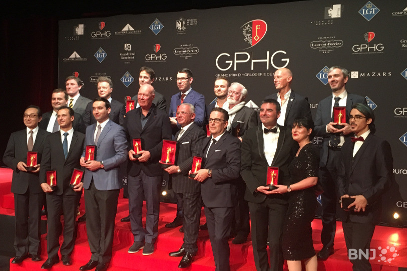 Les lauréats du 18e Grand Prix d'horlogerie de Genève.