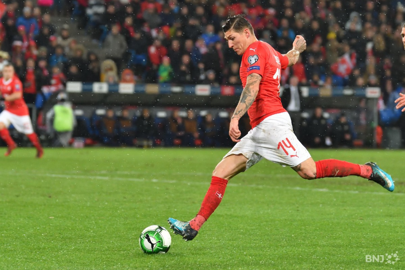 Steven Zuber et l'équipe de Suisse sont passés à côté de leur match mercredi à Lugano (photo : archives)