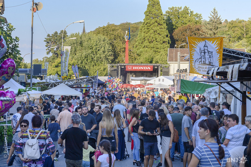 La Boudrysia et sa cinquantaine de stands vont animer les rues du 12 au 14 septembre pour la 28e édition. (Photo : archives Bertrand Pfaff)