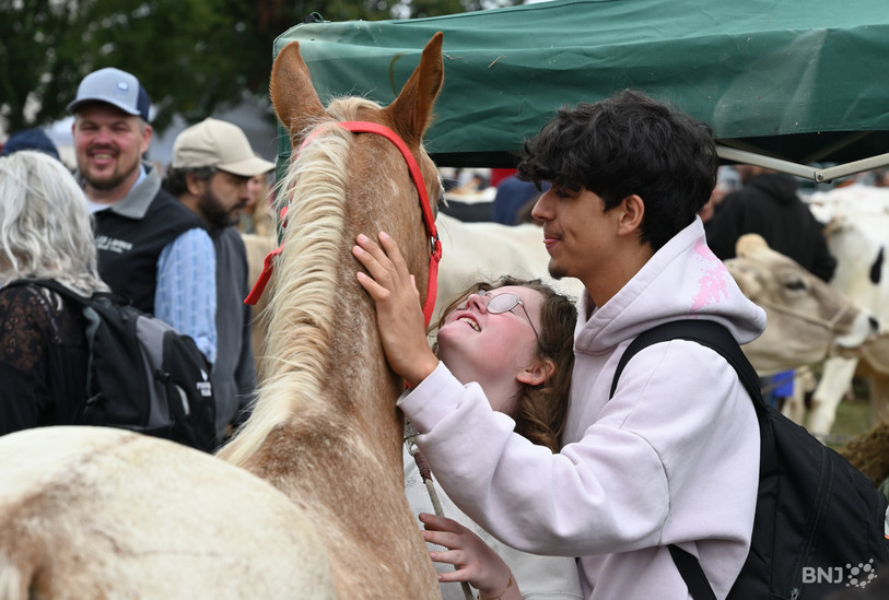 la foule était au rendez-vous cette année encore pour la foire de Chaindon. (Photo : Georges Henz)