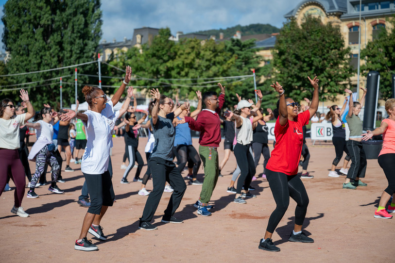 Une des nombreuses activités proposées aux Jeunes-Rives le weekend dernier. (Photo : Lucas Vuitel)