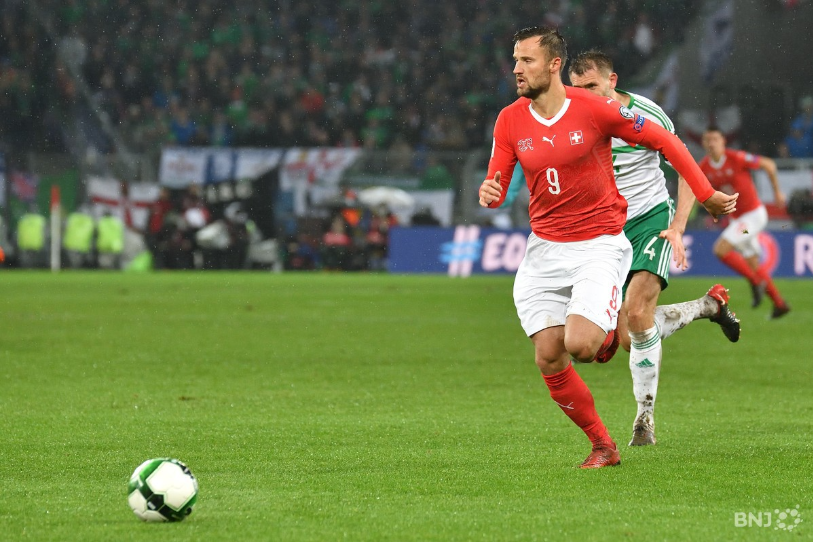 Souvent décrié, Haris Seferovic a été le héros de l'équipe de Suisse face à la Belgique (photo : archives).
