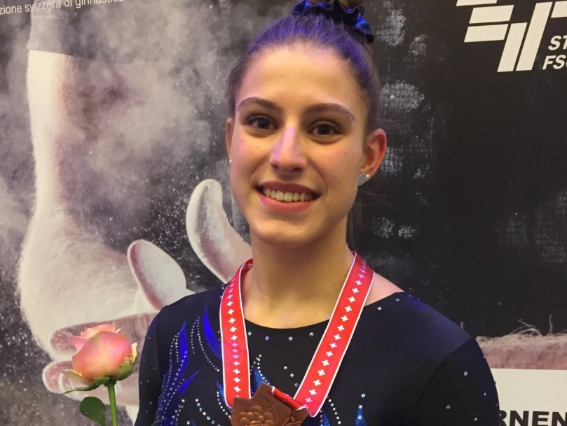 Chloé Wermeille peut afficher un beau sourire après sa performance du week-end (photo : Corinne Montavon).