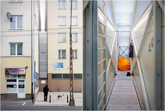 La Maison Keret est le bâtiment le plus étroit du monde et elle se trouve en Pologne. leblogdeco.fr