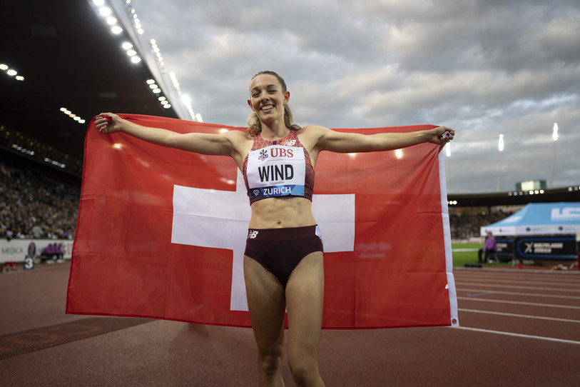 Après avoir brillé au Weltklasse de Zurich, l'athlète de Sonceboz Joceline Wind aborde les Mondiaux avec de la confiance. (Photo : Keystone/Til Buergy)