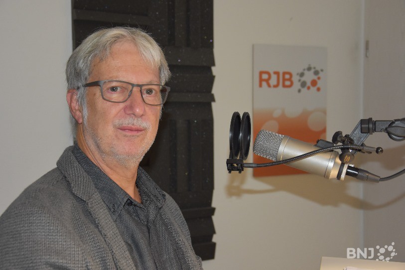 Yvan Kohler, le maire de Romont, dans les studios de RJB.