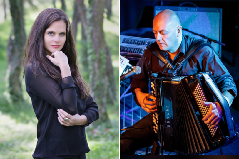 La cantatrice Léonie Renaud et le multi-instrumentiste Stian Carstensen se produiront dès jeudi au Théâtre du Jura. (Photo : Festival du Jura.)