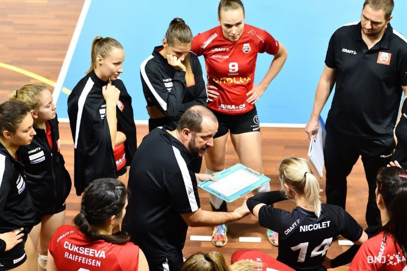 Olivier Lardier et ses joueuses ont rendu une bien meilleure copie face au NUC que lors du premier derby de la saison (photo: archives).
