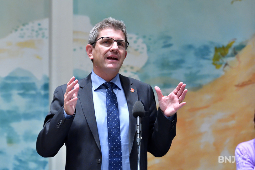 Erich Fehr quittera la mairie de Bienne après 14 ans de service. (Photo: archives/Georges Henz)