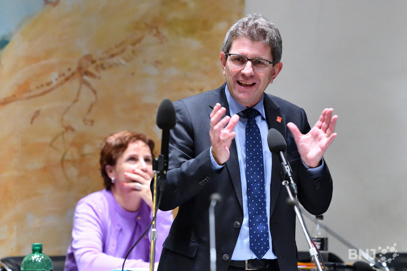 L'UDC propose un tournus pour le poste du maire, actuellement occupé par Erich Fehr. (Photo: Georges Henz)