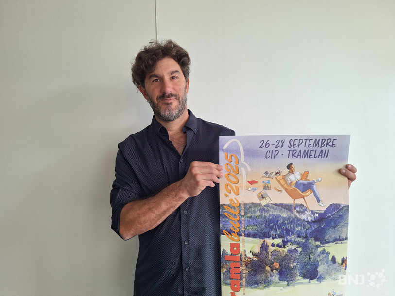 Bruce Rennes est le président du festival
international de la bande dessinée Tramlabulle. (Photo : BNJ)