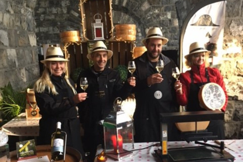 Les représentants neuchâtelois à la Battle « Chasselas et Raclette ». (Image : Neuchâtel Vins et Terroir) 