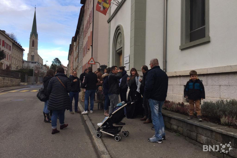 L'ambiance était détendue dimanche du côté de St-Imier, à l'heure de l'annonce des résultats au Conseil-municipal.