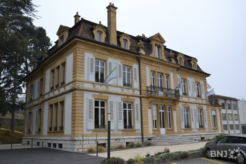 Le siège de l'administration communale de La Grande Béroche à St-Aubin-Sauges.