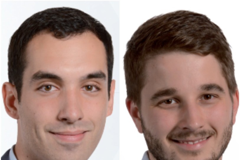 Xavier Brunner, 25 ans, et Julien Cattin, 27 ans, occupent respectivement la présidence et la vice-présidence de la section du PLR Porrentruy
