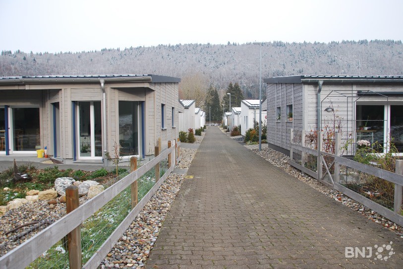 Les premières maisons ont été construites en 2015.