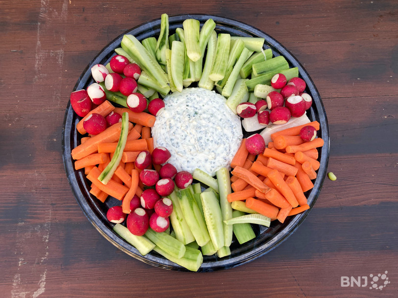 Des crudités sauvées du compost.