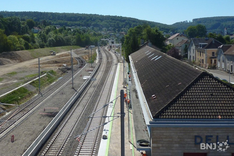 Un forum s'est tenu samedi en France voisine pour discuter de la ligne ferroviaire entre Bienne et Belfort. (Photo : archives)