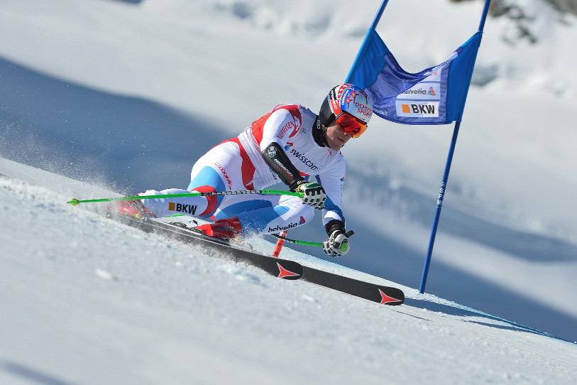 Thomas Tumler est l'invité surprise sur le podium du géant de Beaver Creek (photo : Swiss Ski).