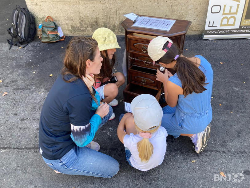 Une escape box était proposée à l'espace familles de la Braderie de La Chaux-de-Fonds dimanche.