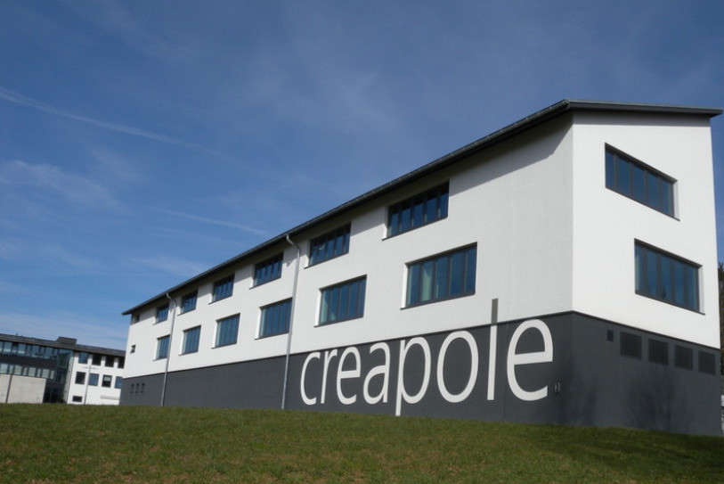 Les bâtiments de Creapole au Noirmont.