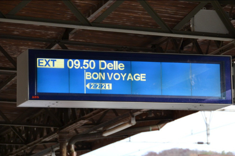 Le trafic a été interrompu durant plus de 2h entre Delle et Porrentruy. (Photo d'archive)