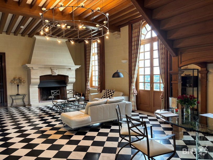 L'intérieur du domaine de Mont-Renaud.