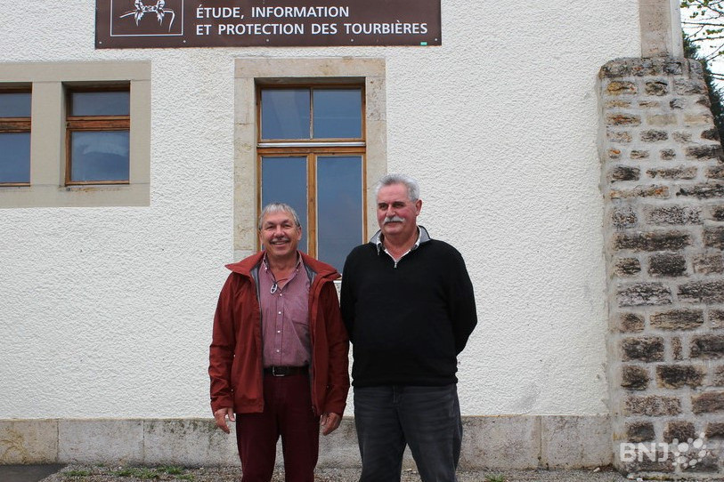 Claude Schaffter, président du Conseil de Fondation (à gauche) et François Boinay, directeur du centre (à droite).