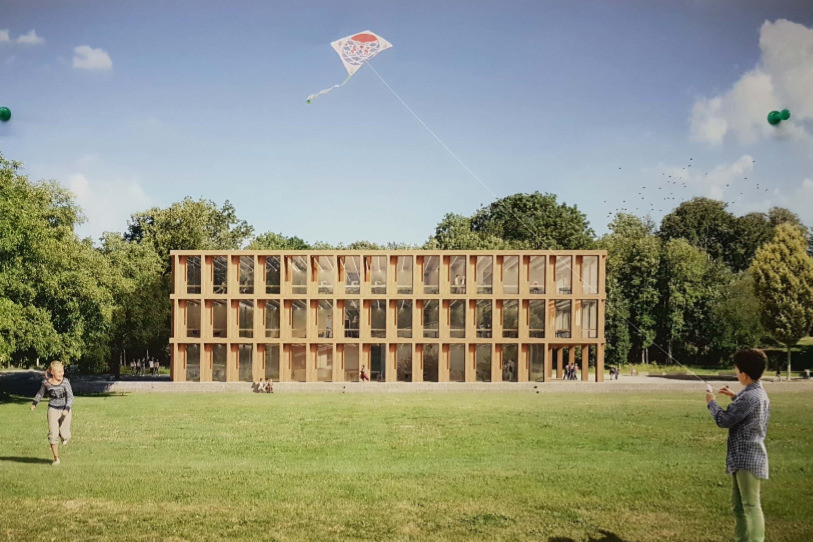 Le projet Equisetum prévoit une structure en bois (photo: chapuis architectes sa)