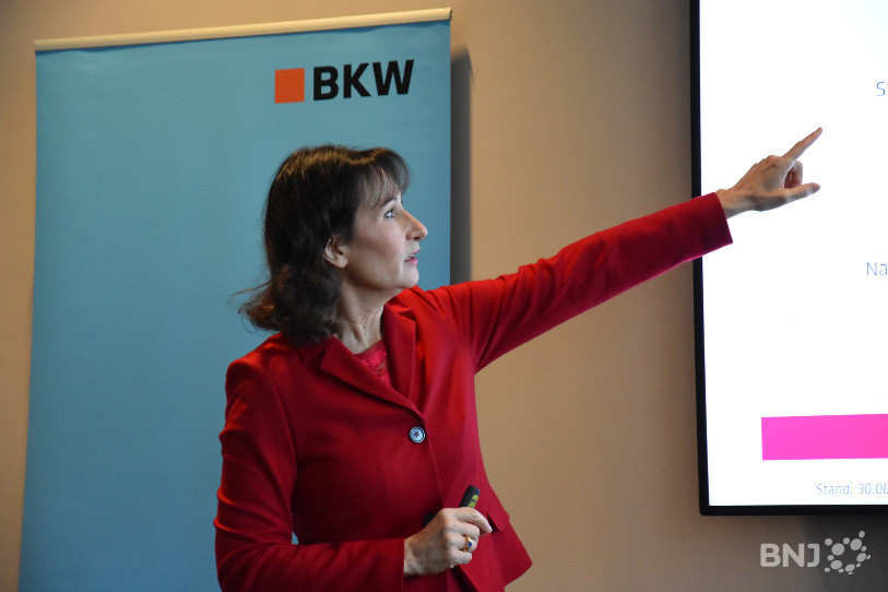 La directrice des BKW, Suzanne Thoma, a présenté mercredi les résultats 2019 (photo : archives).