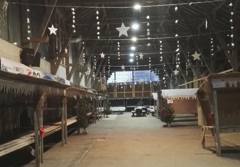 L'installation du marché de Saignelégier prend