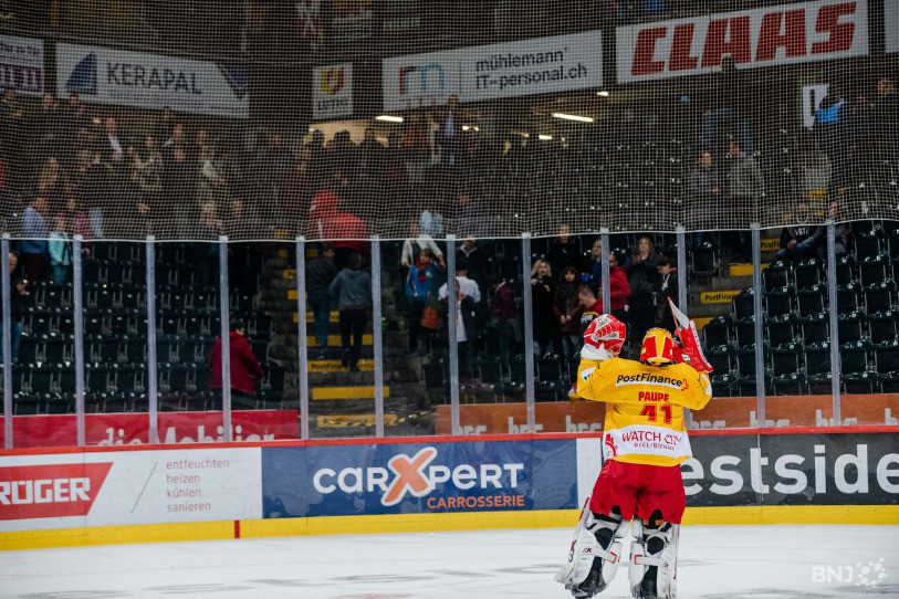 Elien Paupe n'a pas eu beaucoup l'occasion d'exulter avec le HC Bienne.