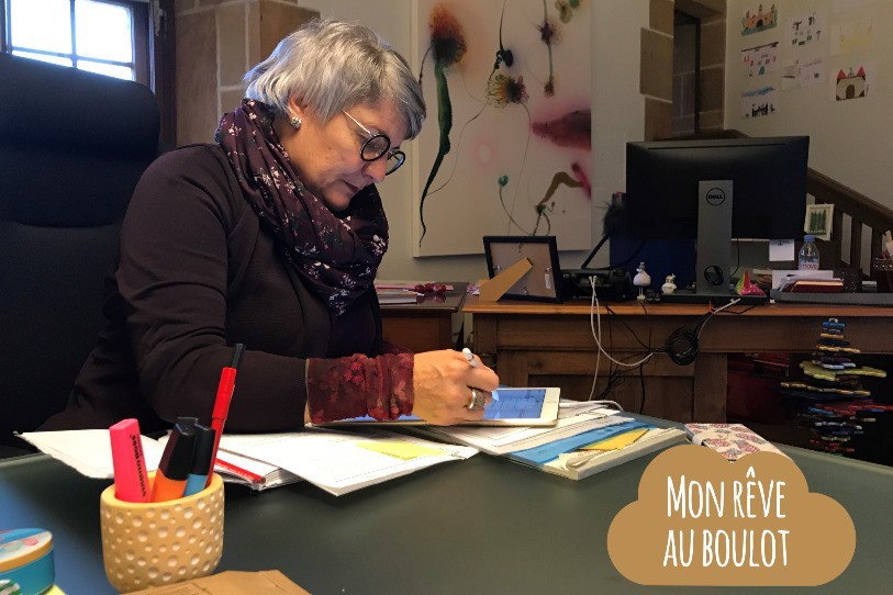 Monika Maire Hefti dans son bureau.
