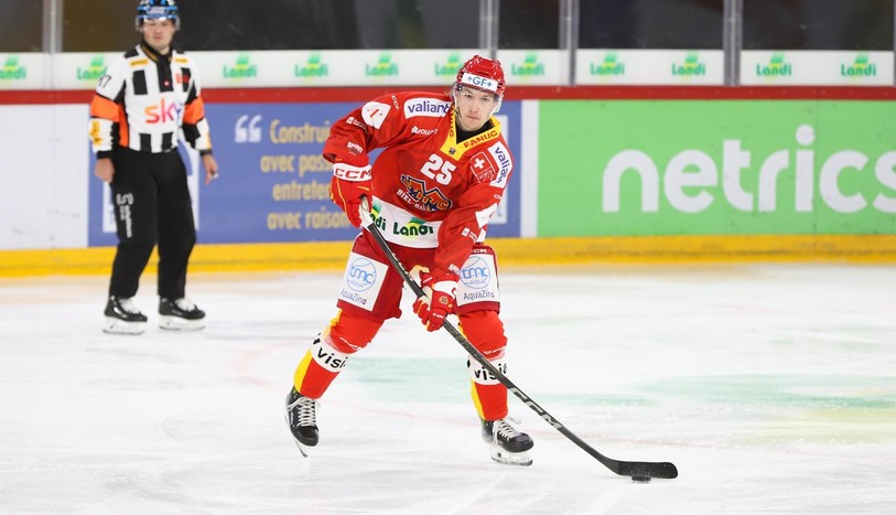 Gaël Christe va troquer le maillot du HC Bienne pour celui du HC Ajoie pour une durée indéterminée. (Photo: Mauricette Schnider)