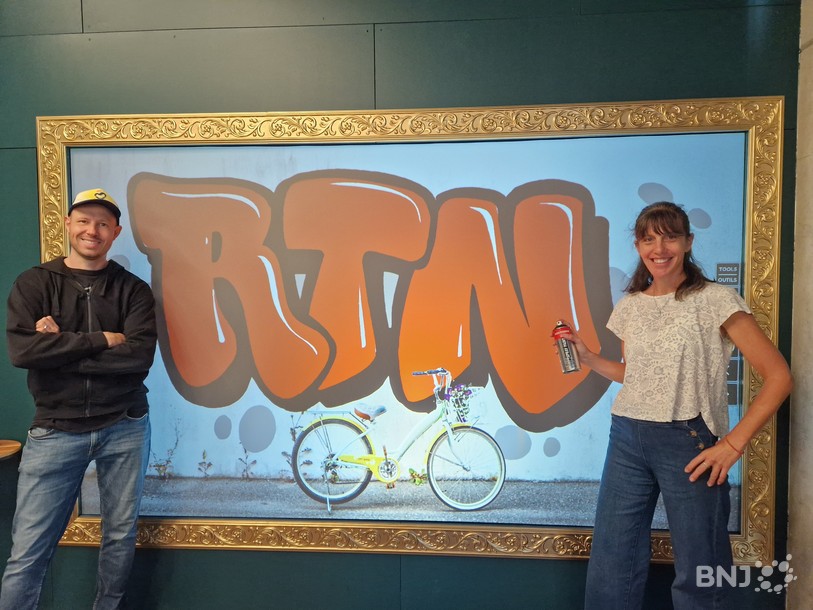 RTN graffé par Kesh sur son mur digital