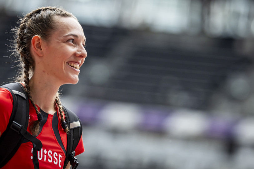 Joceline Wind sera en lice sur le 1'500 m des Championnats du monde d'athlétisme à Tokyo. (Photo: KEYSTONE/Michael Buholzer)