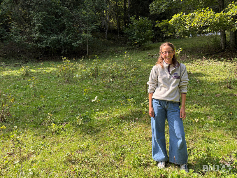 Morgane Paillard a réfléchi à la disposition des images le long du parcours.