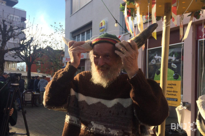 Armin Capaul, photographié à Moutier le jour de la votation.