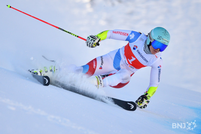 Wendy Holdener a tout donné dans la deuxième manche du slalom à Semmering. (Photo: Swiss-Ski / Andreas Münger) 
