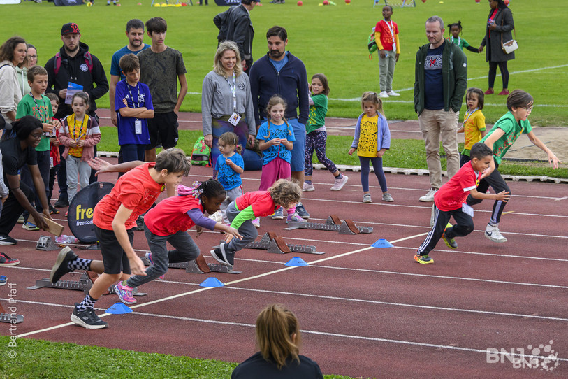 Les enfants auront l'embarras du choix pour se dépenser ce dimanche lors des Family Games. (photo d'archives : Bertrand Pfaff)