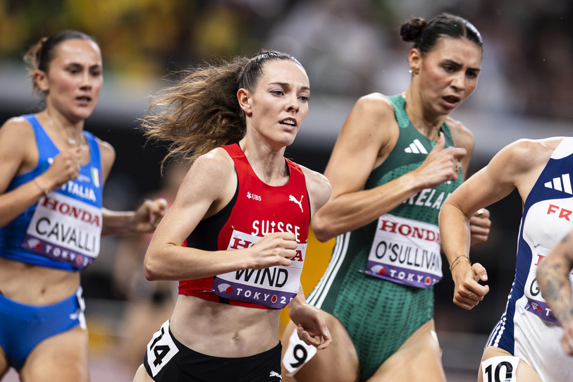 Joceline Wind a fini 8e de sa série samedi à Tokyo. (Photo : KEYSTONE/MICHAEL BUHOLZER)