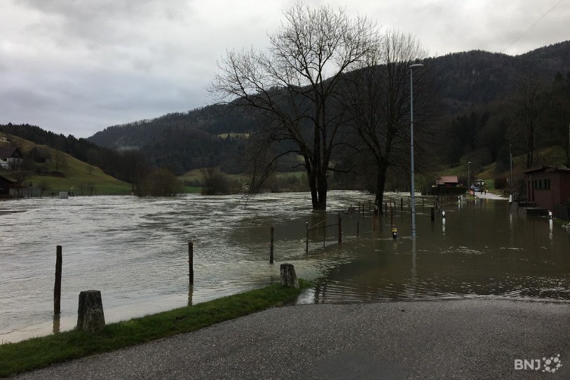 Le Doubs dans tous ses états à St-Ursanne, c'était en janvier 2018.