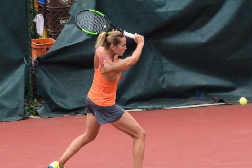  Conny Perrin s'incline en demi-finale à Singapour. (Photo: archives.) 
